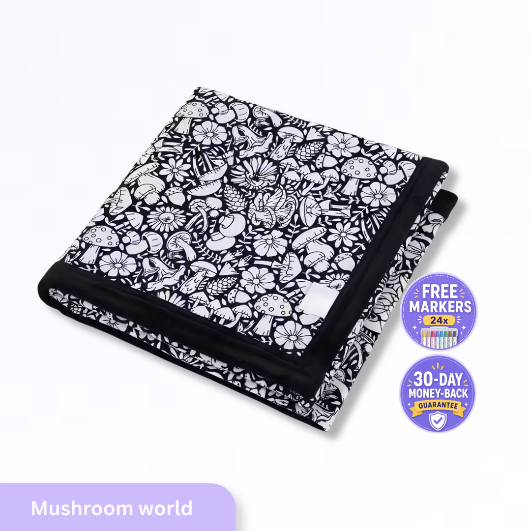 quavely - calming coloring blanket