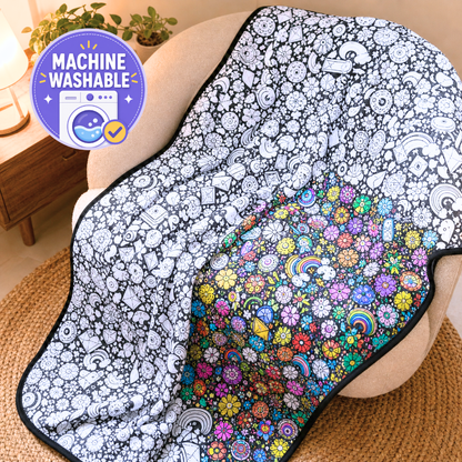 quavely - calming coloring blanket