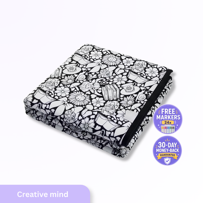 quavely - calming coloring blanket