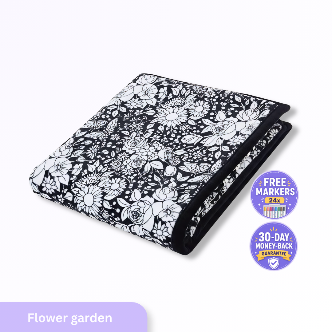 quavely - calming coloring blanket