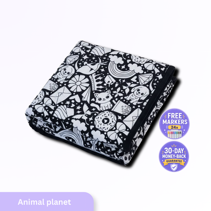 quavely - calming coloring blanket