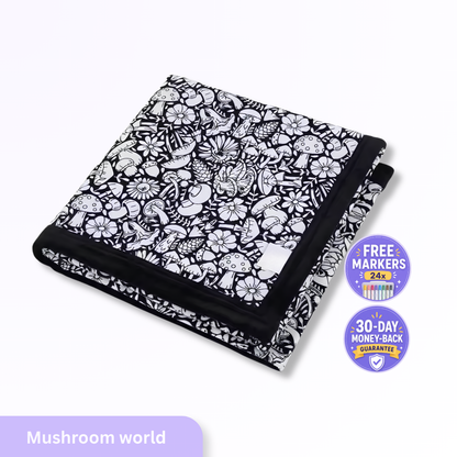 quavely - calming coloring blanket