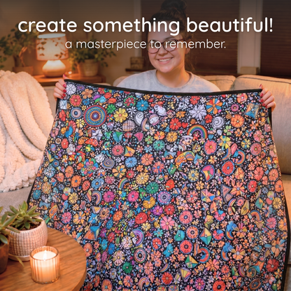 quavely - calming coloring blanket