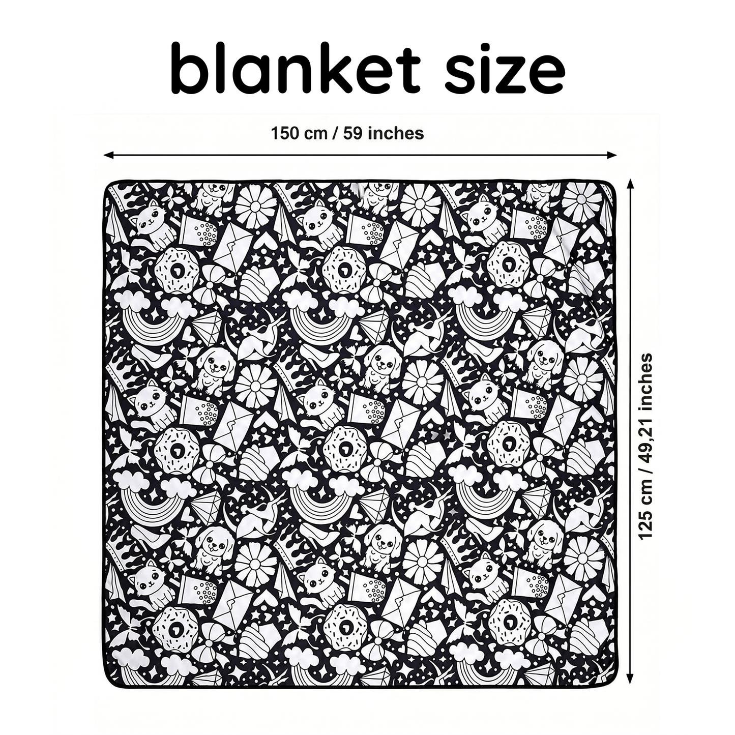 quavely - calming coloring blanket