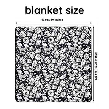 quavely - calming coloring blanket