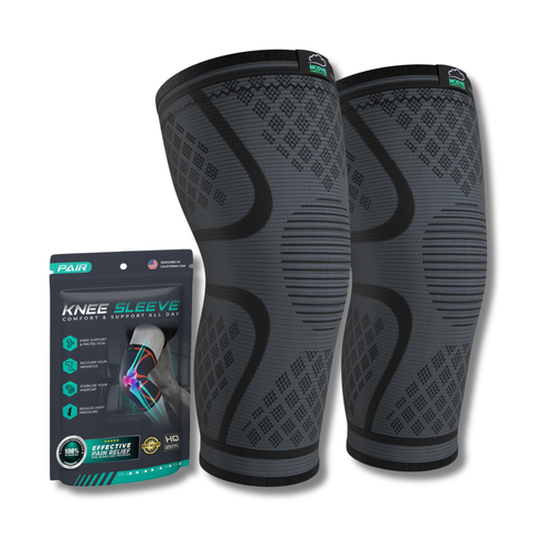 Knee compression sleeves